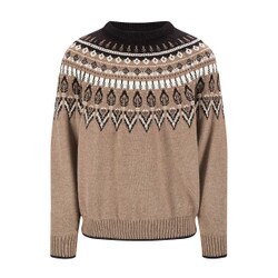 Dale of Norway Sula Sweater Men's in Coffee Sand Offwhite